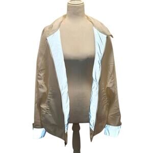 White Reflective Windbreaker by Landlord NY sz M